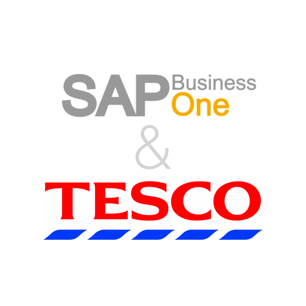 Tesco Using Oracle Sap SAP Business One & Tesco UK & Ireland - Cindercone